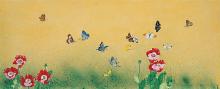 Flowers and Butterflies, by Roh Sook-ja