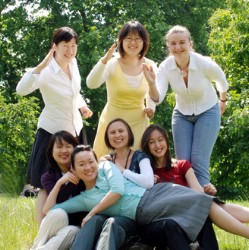 The SlowPokes team from the Korean Embassy