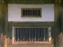 The windows of the depository building...