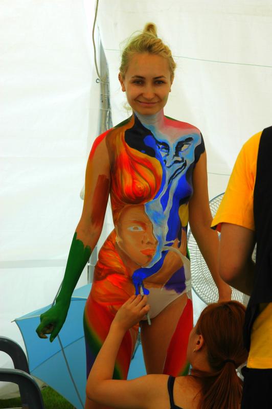 festival body painting