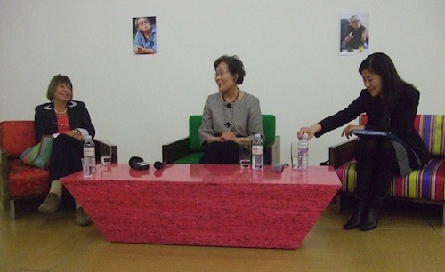 L to R: Margaret Drabble, Agnita Tennant and Sowon Park