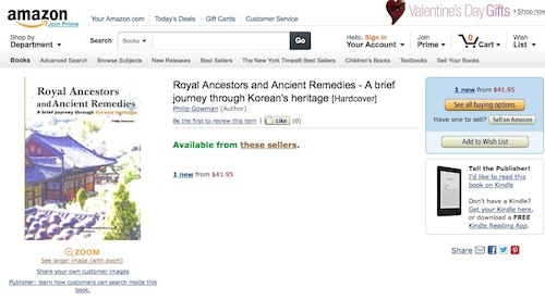 Post image for Royal Ancestors makes it onto Amazon.com