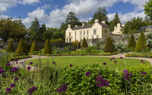 The upper walled garden at Aberglasney House