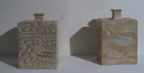 Roe Kyung-jo: Yeollimum bottles, 1981 and 1982