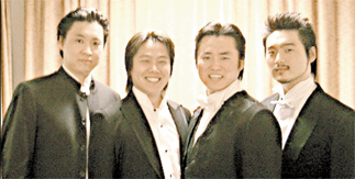 From left: Moon Jung-hyun, Yang Tae-joong, Lee Eung-kwang and Heo Jong-hoon. [YONHAP]