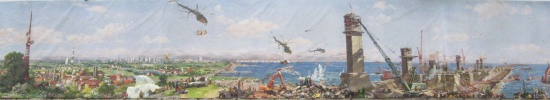 Panorama study - history of the Netherlands (detail)