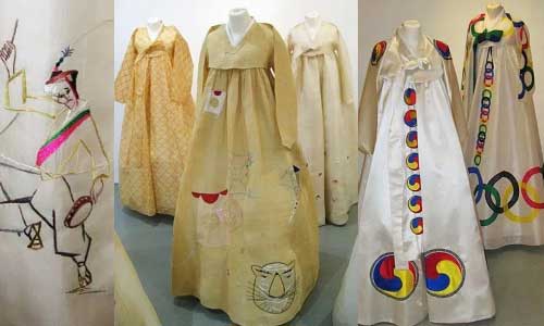 Le Rhee-za hanbok composite image