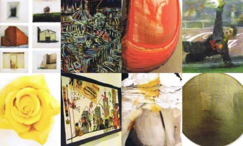 Montage of images on show at Specturm exhibition