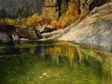 Autumn in Mt Myohang - by Kang Song Ryong