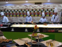 Inside the Centum Buffet, Busan