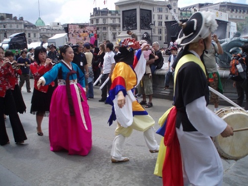 The 2007 Dano Festival in Trafalgar Square