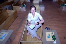 Anna Fifield gets into the spirit of things for her Fake Funeral article for the Financial Times
