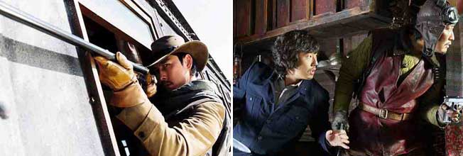 Stills from The Good The Bad and the Weird