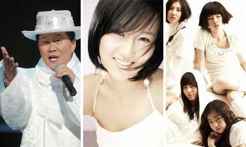 Tae Jin-ah, Jang Yoon-jeong and Wonder Girls
