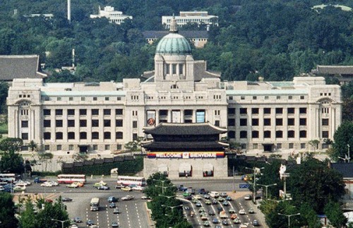 Gwanghwamun and Japanese Government General Building