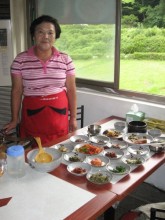 Kim Ok Ja Kim Ok Ja in her restaurant