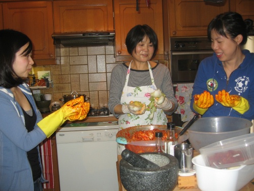 Getting the hands dirty cooking Korean food with Kiejo Sarsfield