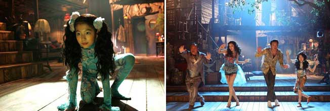 Stills from The Fox Family
