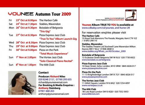 Younee Tour Dates
