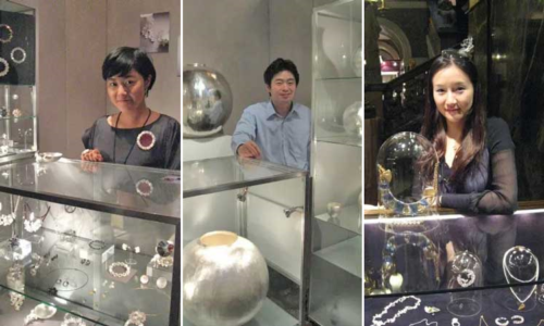 Korean jewellers at the Goldsmiths Fair