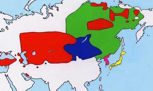 Eurasian Language Map