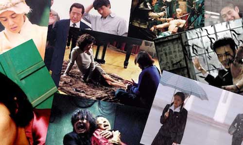 Collage of movie stills from the noughties