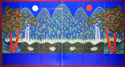 Sun, Moon and Five Peaks