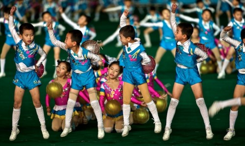Mass Games, Pyongyang. Photo credit: Werner Kranwetvogel Mass Games, Pyongyang. Photo credit: Werner Kranwetvogel