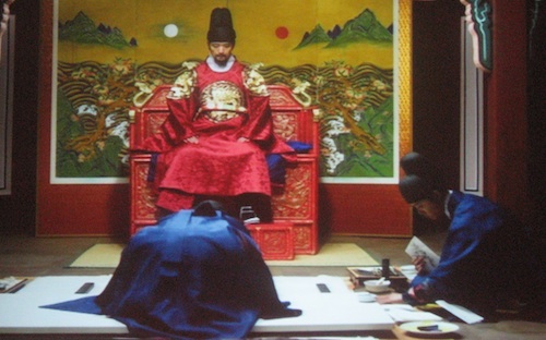 Painting the King's portrait