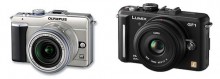 Olympus E-PL1 'Pen' and Panasonic Lumix GF1