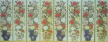 Eight-fold Peony screen