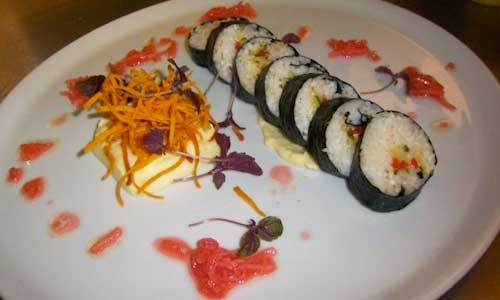 Inkun Kim's Kimbap dish