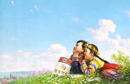 Blue Sky, by Ri Sok Nam