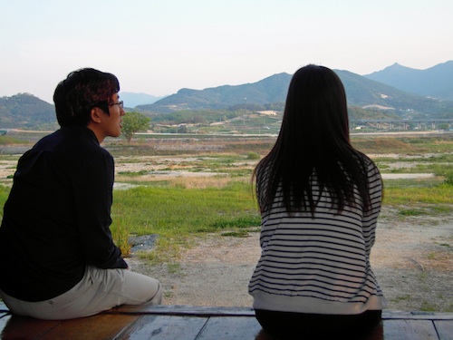 Looking at the view Looking at the view