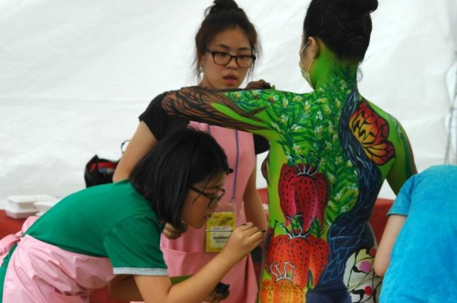 Daegu International Body Painting Festival 2010 - Photo by Chris Backe