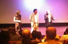 Hong Sang-soo (centre) with Tony Rayns (right) Hong Sang-soo (centre) with Tony Rayns (right)