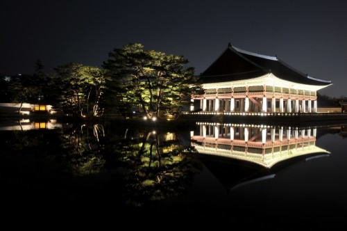 Gyeongbokgung Palace at Night
