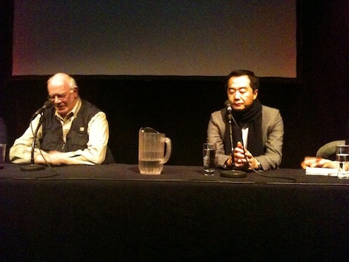 Jang Jin with Tony Rayns at the LKFF Q&A
