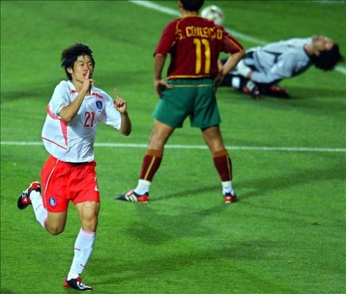 Park goal against Portugal