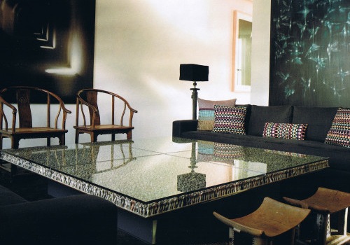 Suh Do-ho's Floor reinstalled as a coffee table Suh Do-ho's Floor reinstalled as a coffee table