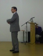 Philip Gowman talking at the KCC