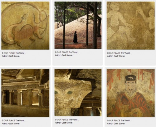 UNESCO's gallery of images of the Complex of Goguryo Tombs, photos by Geoff Steven