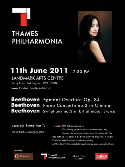 Thames Philharmonia Beethoven poster
