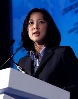 Theresa Rah, Pyeongchang spokeswoman