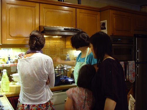 Checking which order the ingredients go in...