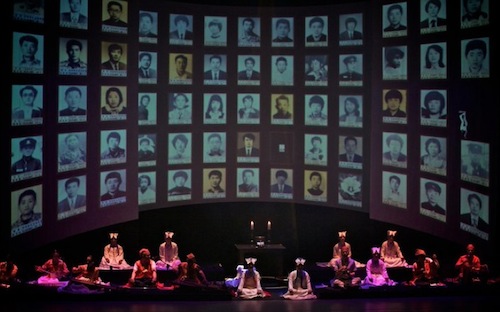 Photographs of some of those who died in the Gwangju struggle