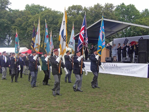 The Veterans March-past in 2010