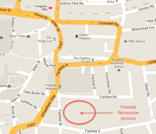 Fairfield map