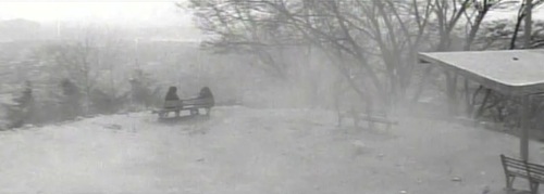 Namsan Park in late autumn - not the best place for a lovers' tryst