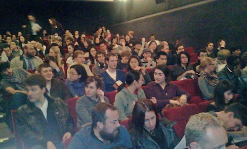 The audience for Yellow Sea at the ICA